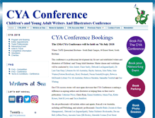 Tablet Screenshot of cyaconference.com